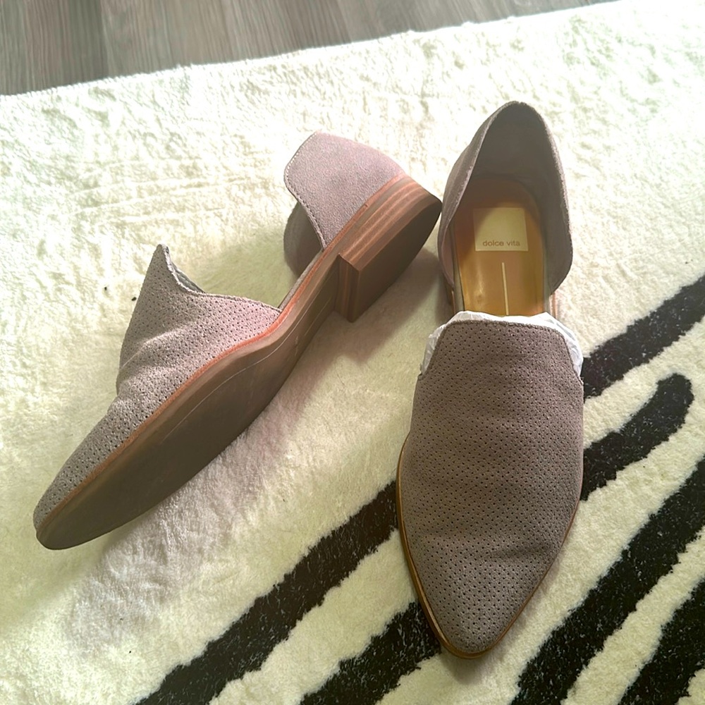 Dolce Vita grey slip on shoes